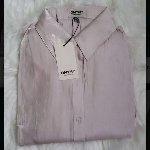 Fancy Long Sleeve Satin Shirt - Picture 4 of 4